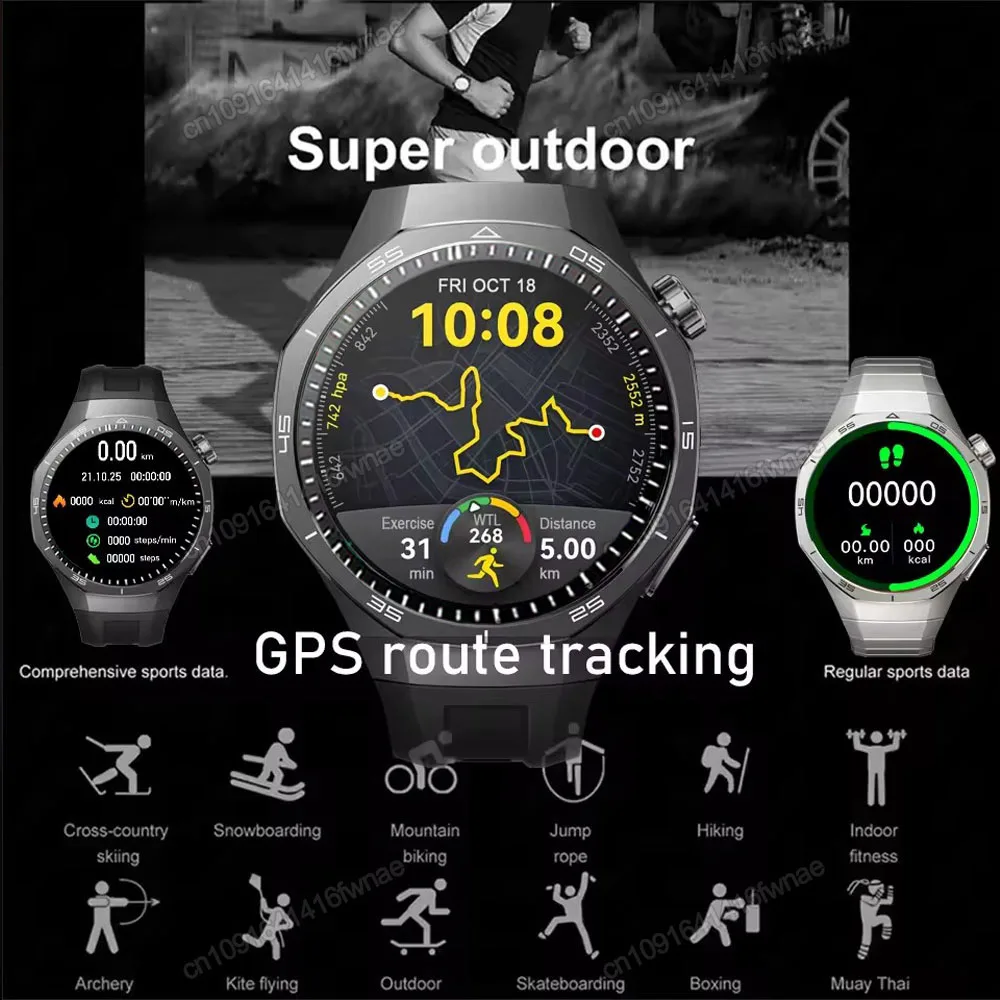 Relógio Inteligente 360 GT5 Pro - Rastreador GPS/Tela Amoled. - Imagem 6