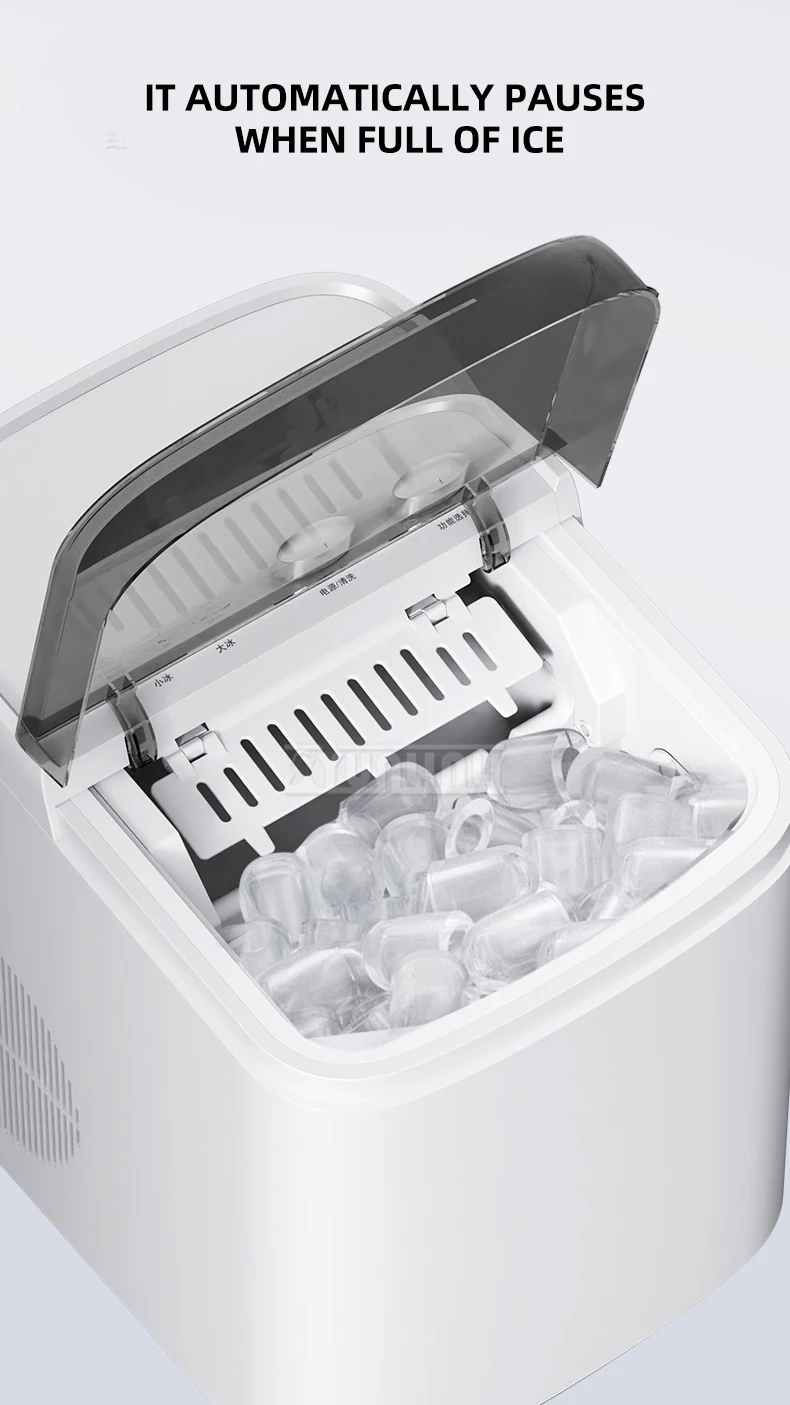 Máquina de Gelo Automática Uso Doméstico - Bandeja de Gelo. - Imagem 13
