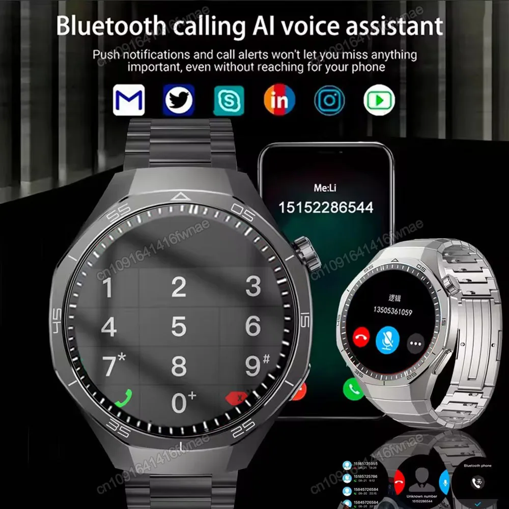 Relógio Inteligente 360 GT5 Pro - Rastreador GPS/Tela Amoled. - Imagem 2