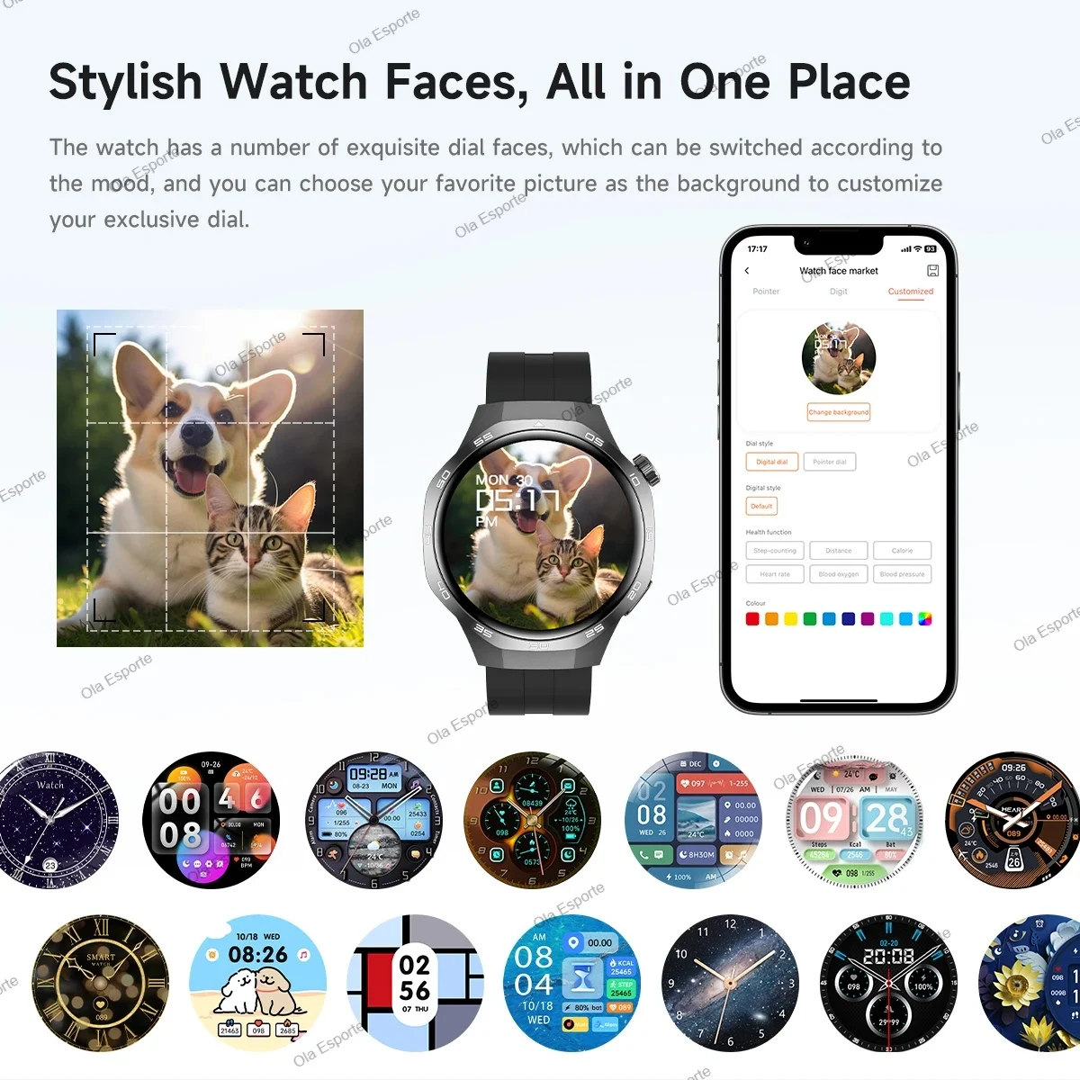 Relógio Inteligente 360 GT5 Pro - Rastreador GPS/Tela Amoled. - Imagem 21