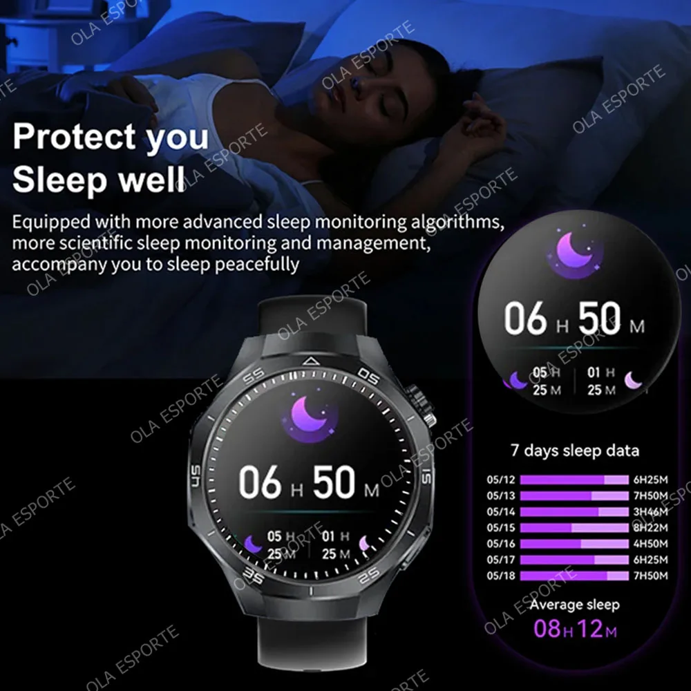 Relógio Inteligente 360 GT5 Pro - Rastreador GPS/Tela Amoled. - Imagem 5