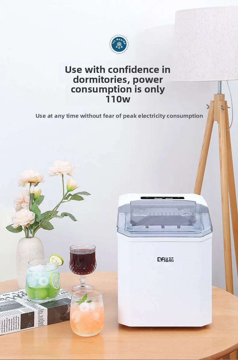 Máquina de Gelo1.3L - Portátil/Mini/Doméstica/Automática. - Imagem 18