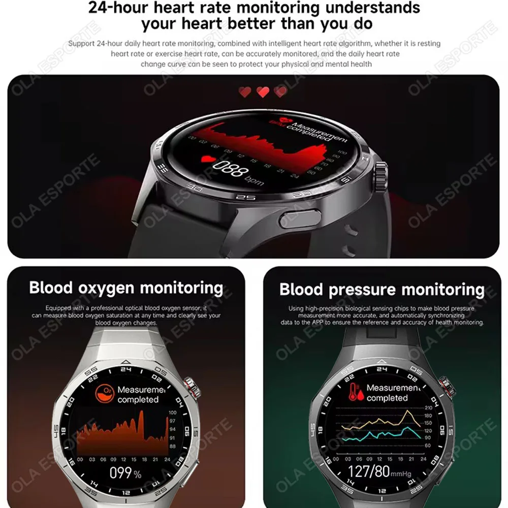 Relógio Inteligente 360 GT5 Pro - Rastreador GPS/Tela Amoled. - Imagem 3