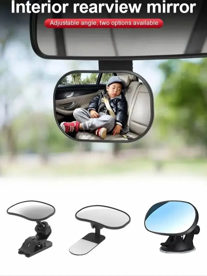 Espelho Retrovisor Para Carro - Ajustável Pára-Brisa do Carona. - Imagem 14