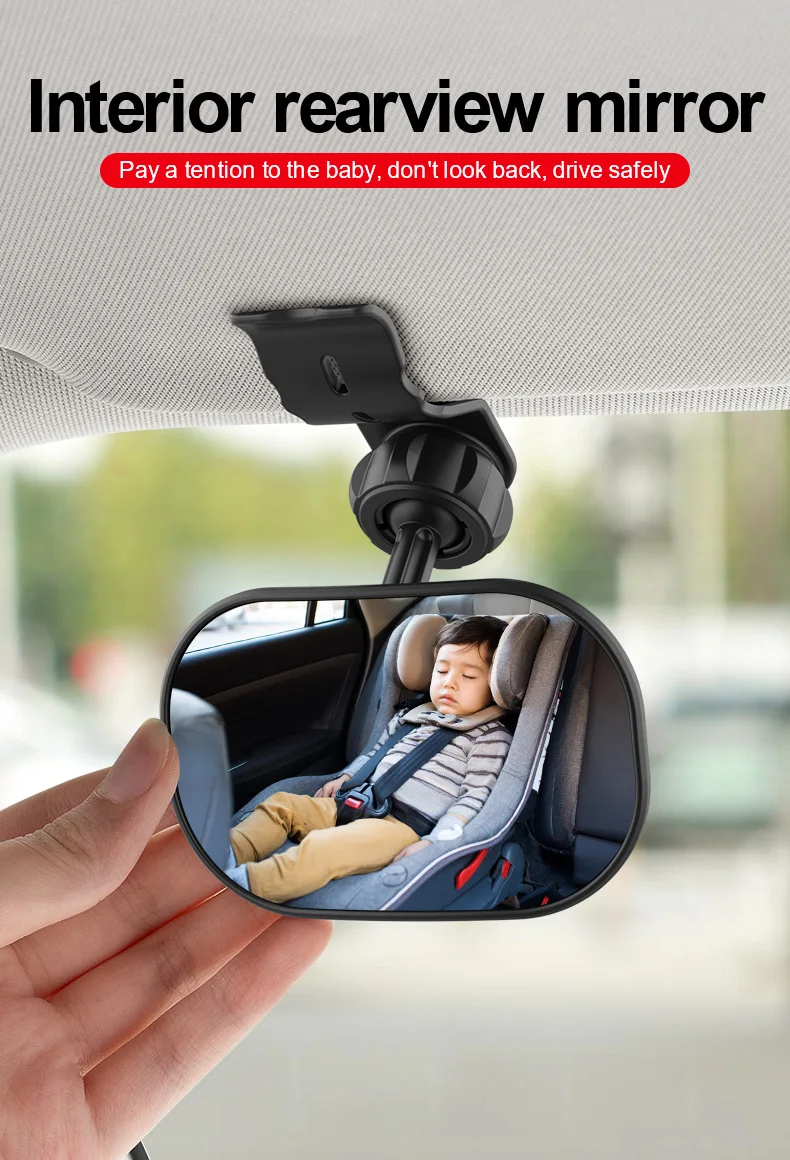Espelho Retrovisor Para Carro - Ajustável Pára-Brisa do Carona.