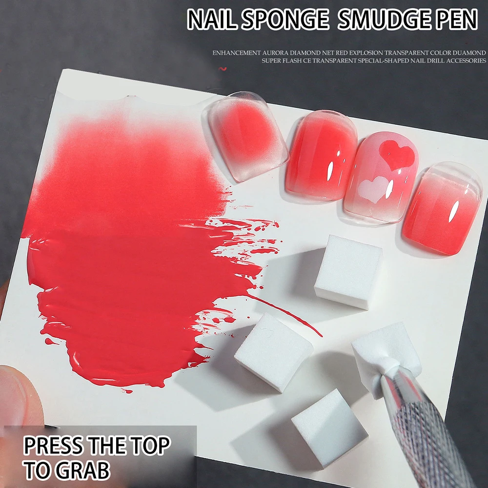 Esponja 100 PÇS Conjunto de Esponja - Arte das Unhas. - Imagem 3