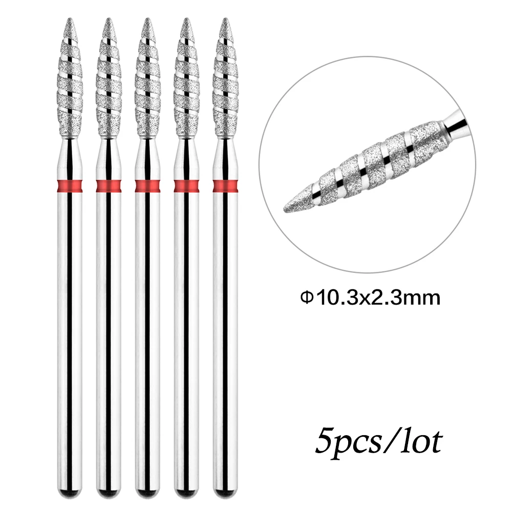 BrocasTP 5 PÇS Para Manicure - Brocas de Unhas. - Imagem 9