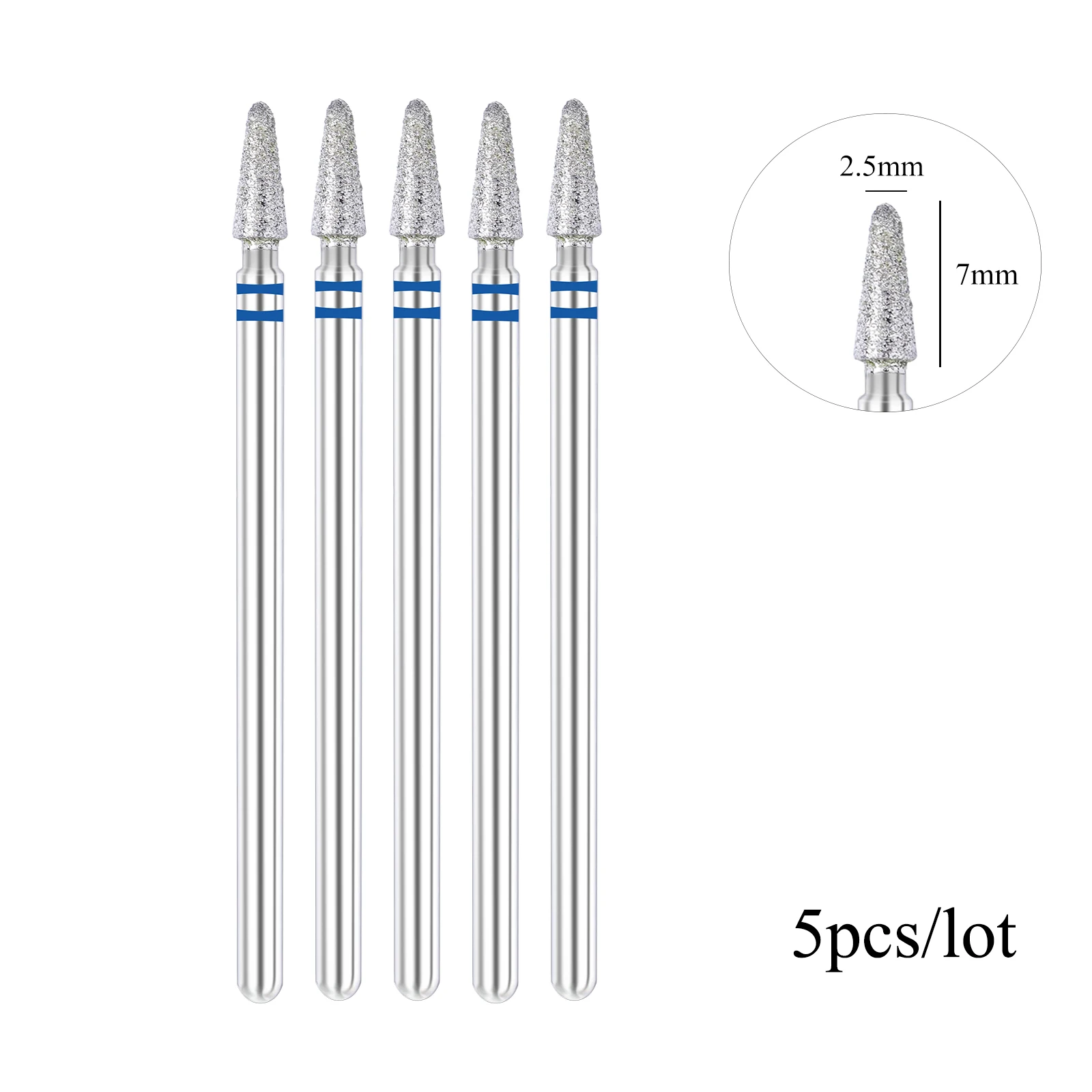 BrocasTP 5 PÇS Para Manicure - Brocas de Unhas. - Imagem 50