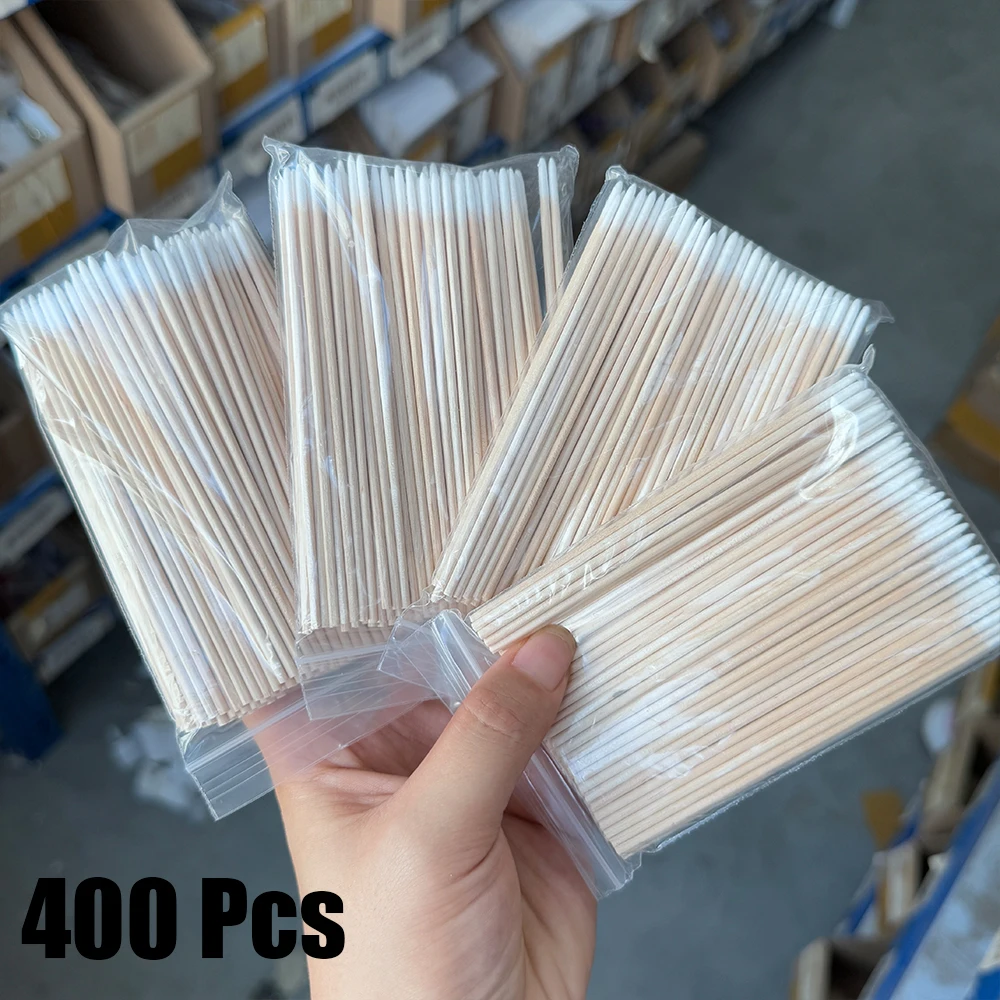 Cotonete 400 PÇS - Rosa Cabeça Dupla - 7 CM. - Imagem 3