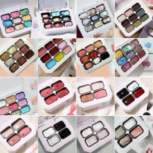 Estojo de Pintura Gel para Unha 4/6/9 - Cores Transferência Design UV.