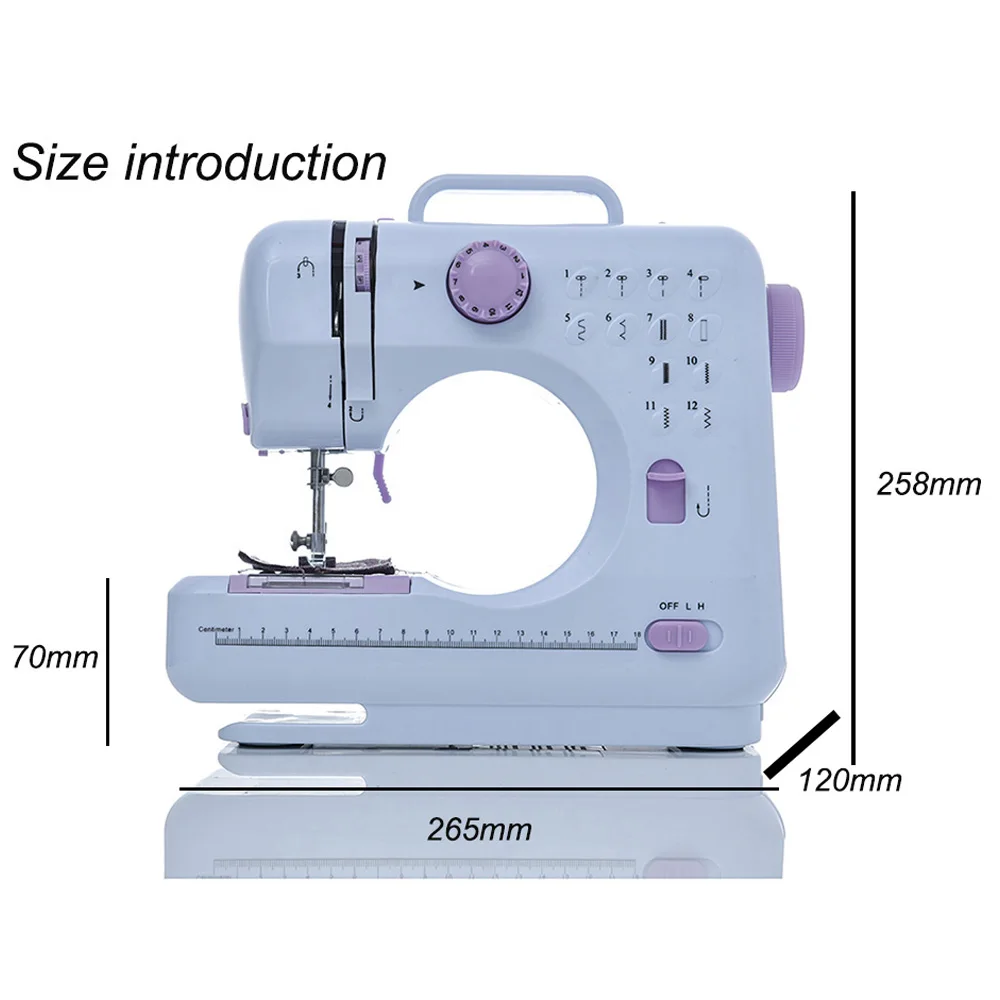 Máquina de Costura Portátil Mini - Elétrica Artesanato Doméstico INNE. - Imagem 13