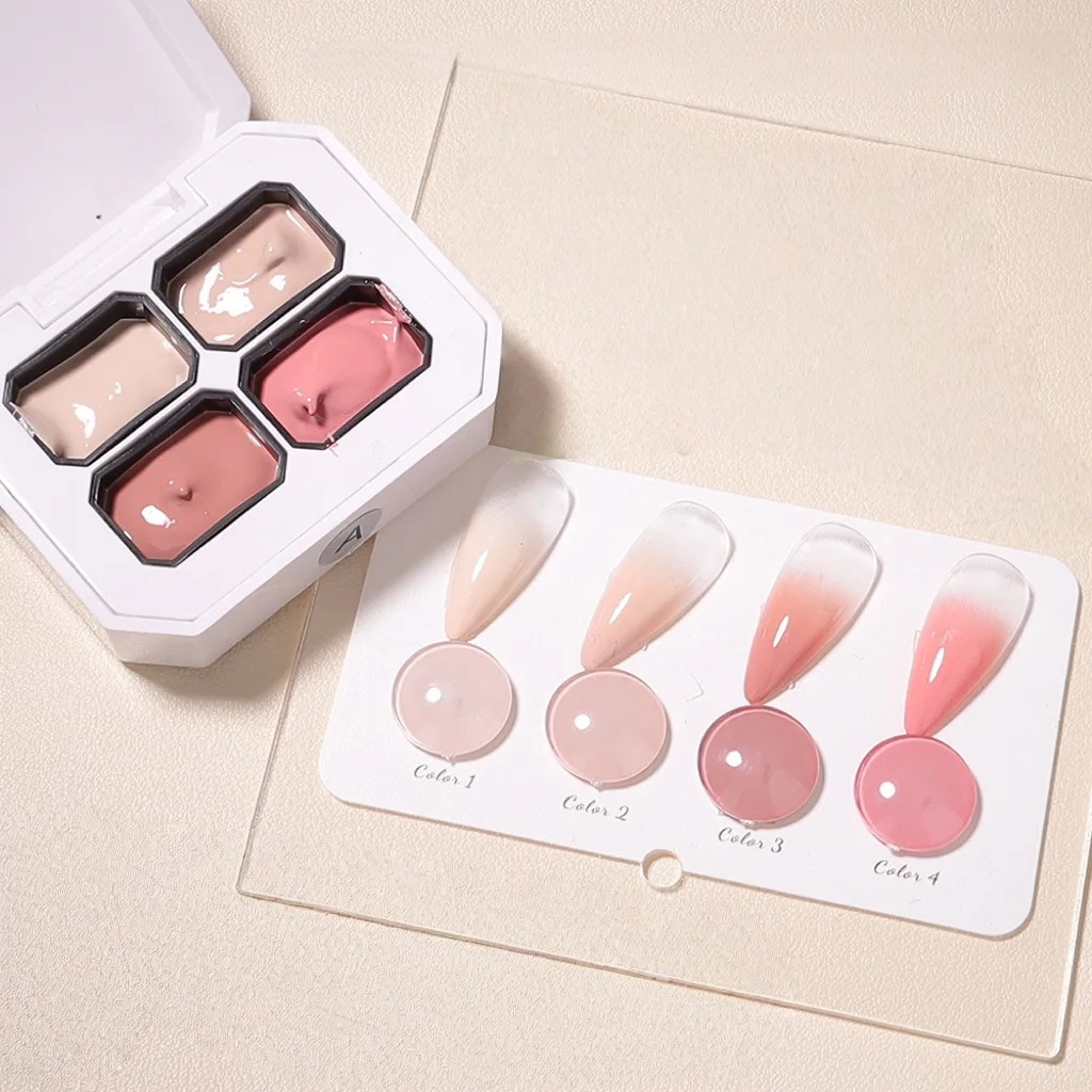 Estojo de Pintura Gel para Unha 4/6/9 - Cores Transferência Design UV. - Imagem 31