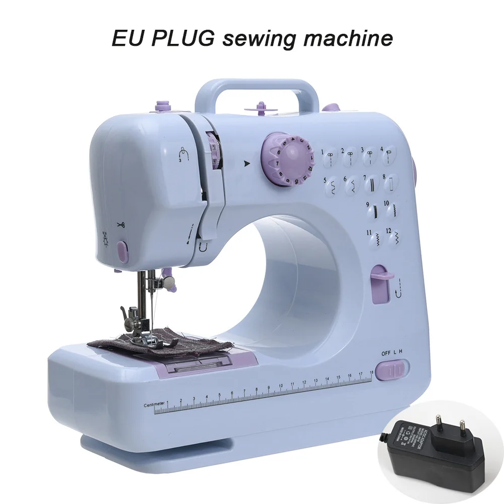Máquina de Costura Mini Portátil Multifuncional Bivolt 12 Pontos para Uso Doméstico e Reparos em Roupas - Imagem 11