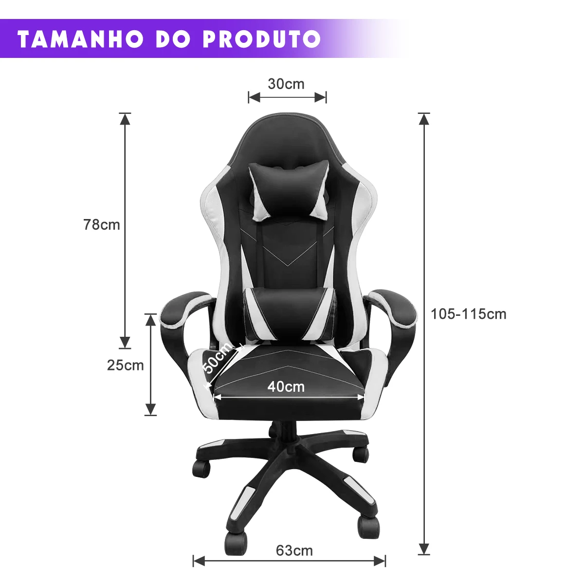 Cadeira de Escritório Python FLY - Cadeira Para E-Sports. - Imagem 7