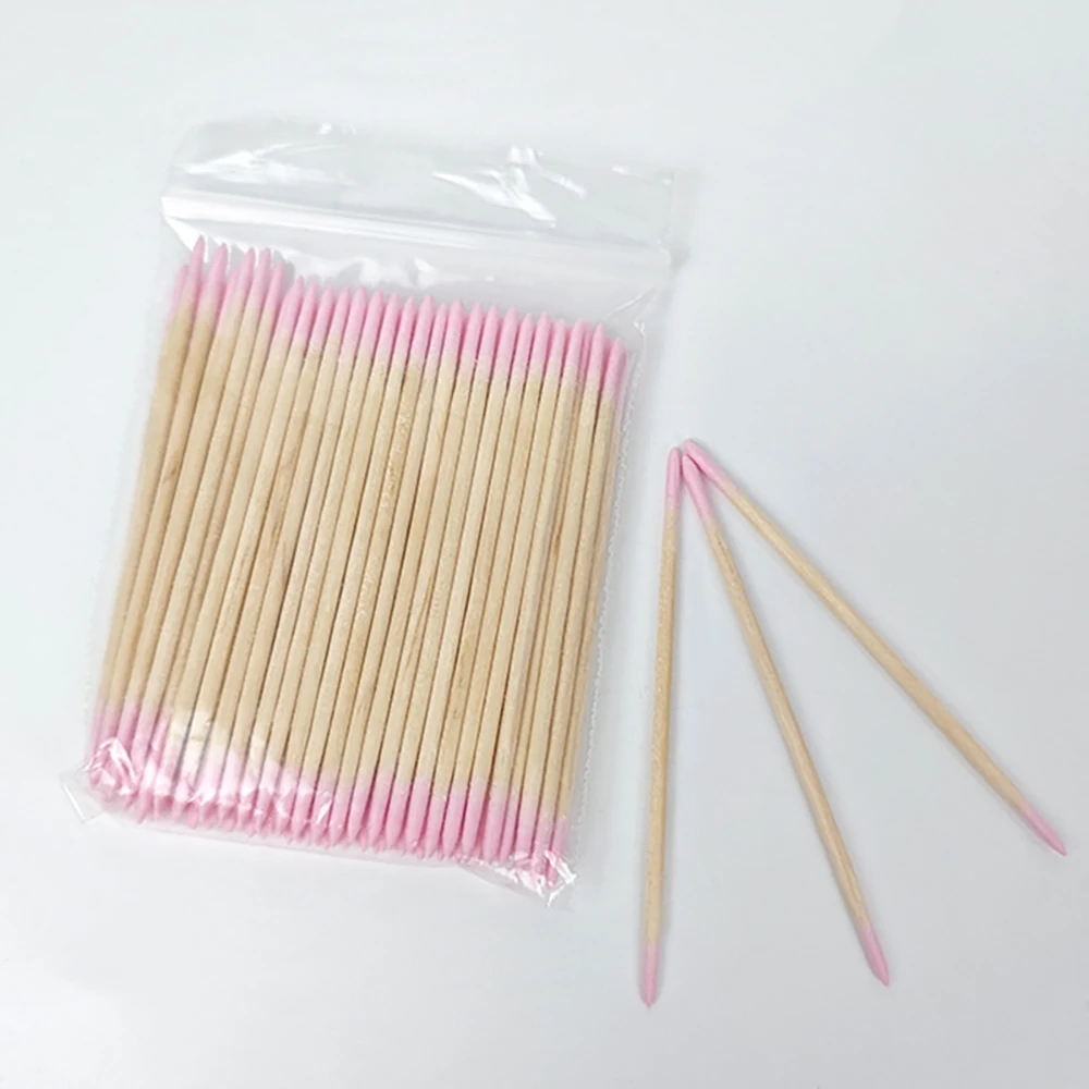 Cotonete 400 PÇS - Rosa Cabeça Dupla - 7 CM. - Imagem 18