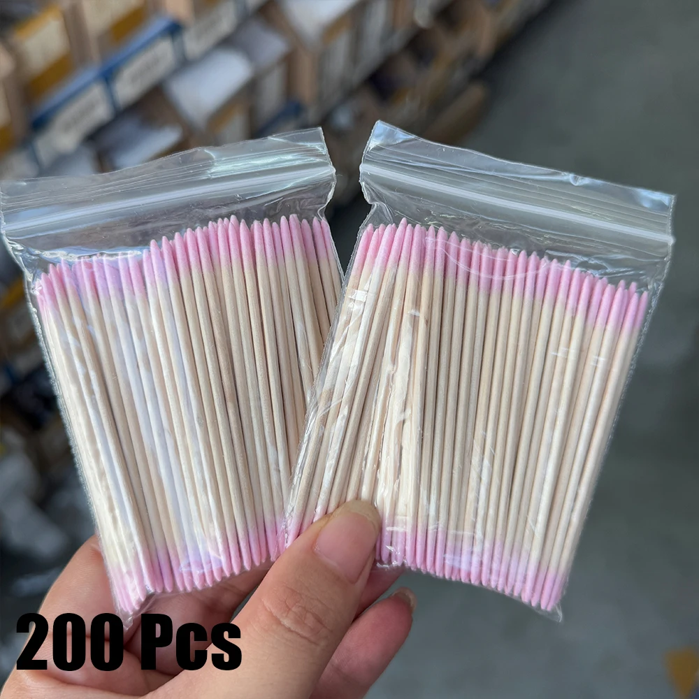 Cotonete 400 PÇS - Rosa Cabeça Dupla - 7 CM. - Imagem 4