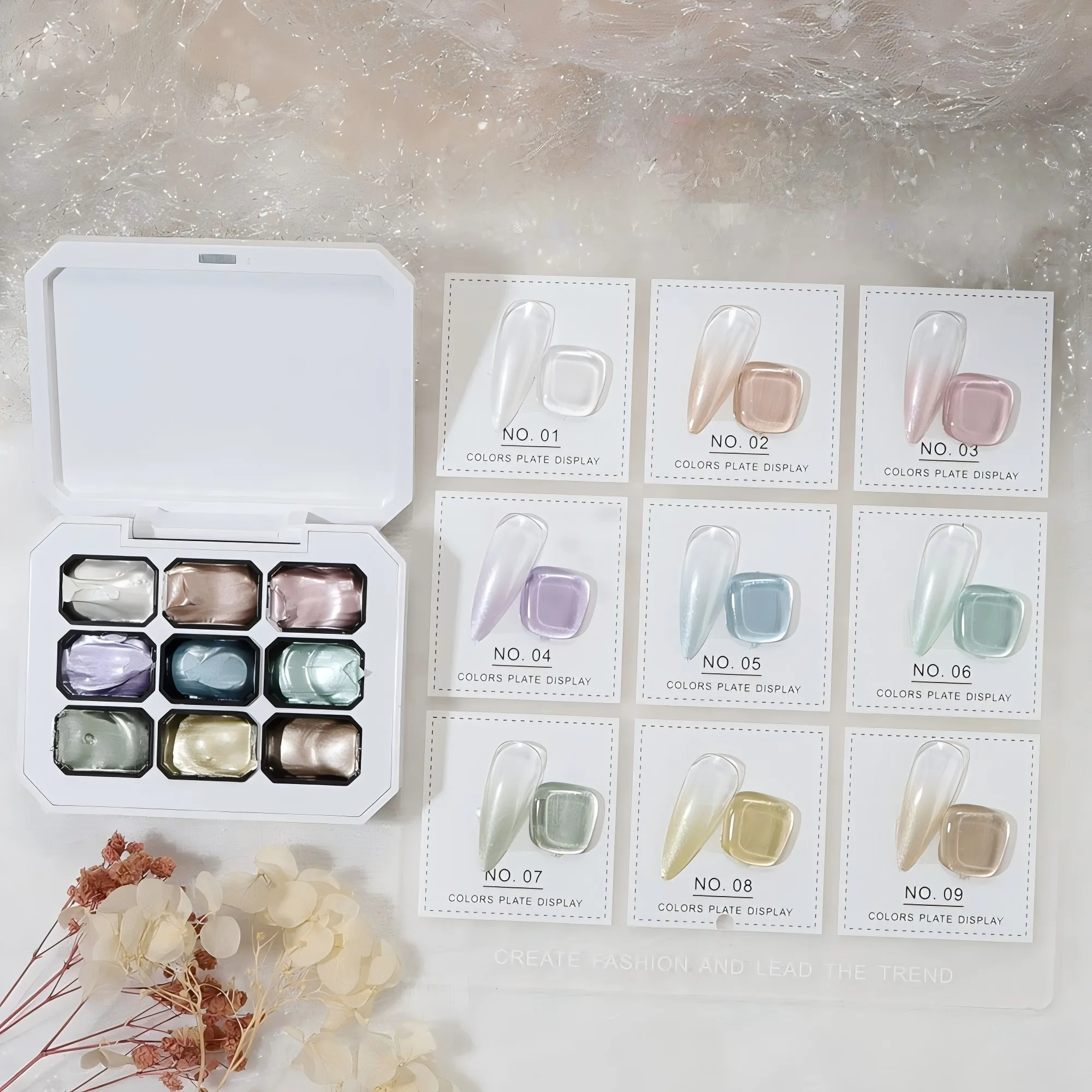 Estojo de Pintura Gel para Unha 4/6/9 - Cores Transferência Design UV. - Imagem 33
