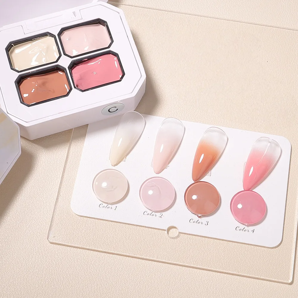 Estojo de Pintura Gel para Unha 4/6/9 - Cores Transferência Design UV. - Imagem 18