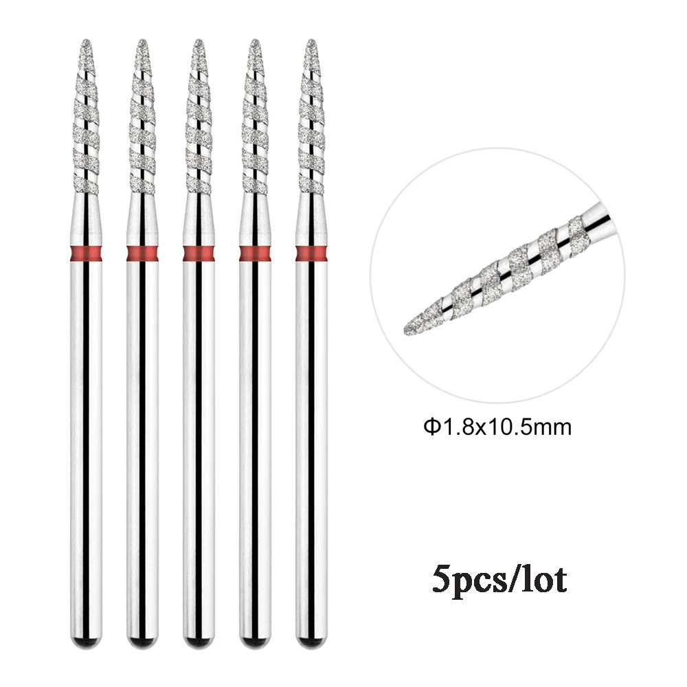 BrocasTP 5 PÇS Para Manicure - Brocas de Unhas. - Imagem 6