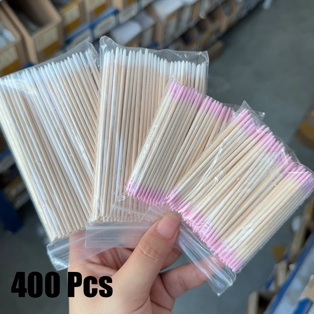 Cotonete 400 PÇS - Rosa Cabeça Dupla - 7 CM. - Imagem 6