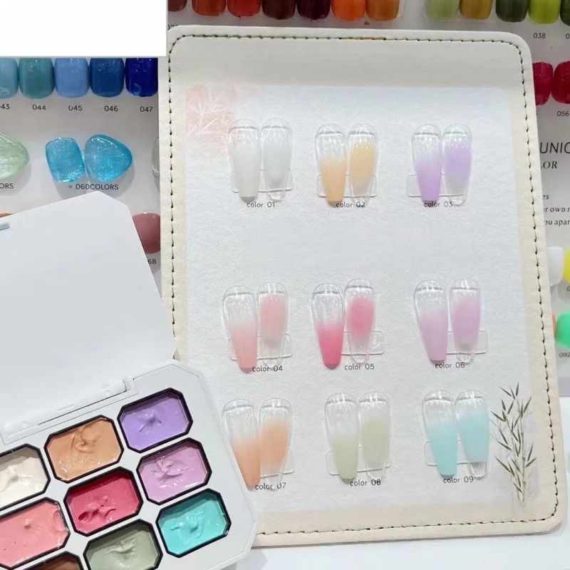 Estojo de Pintura Gel para Unha 4/6/9 - Cores Transferência Design UV. - Imagem 4