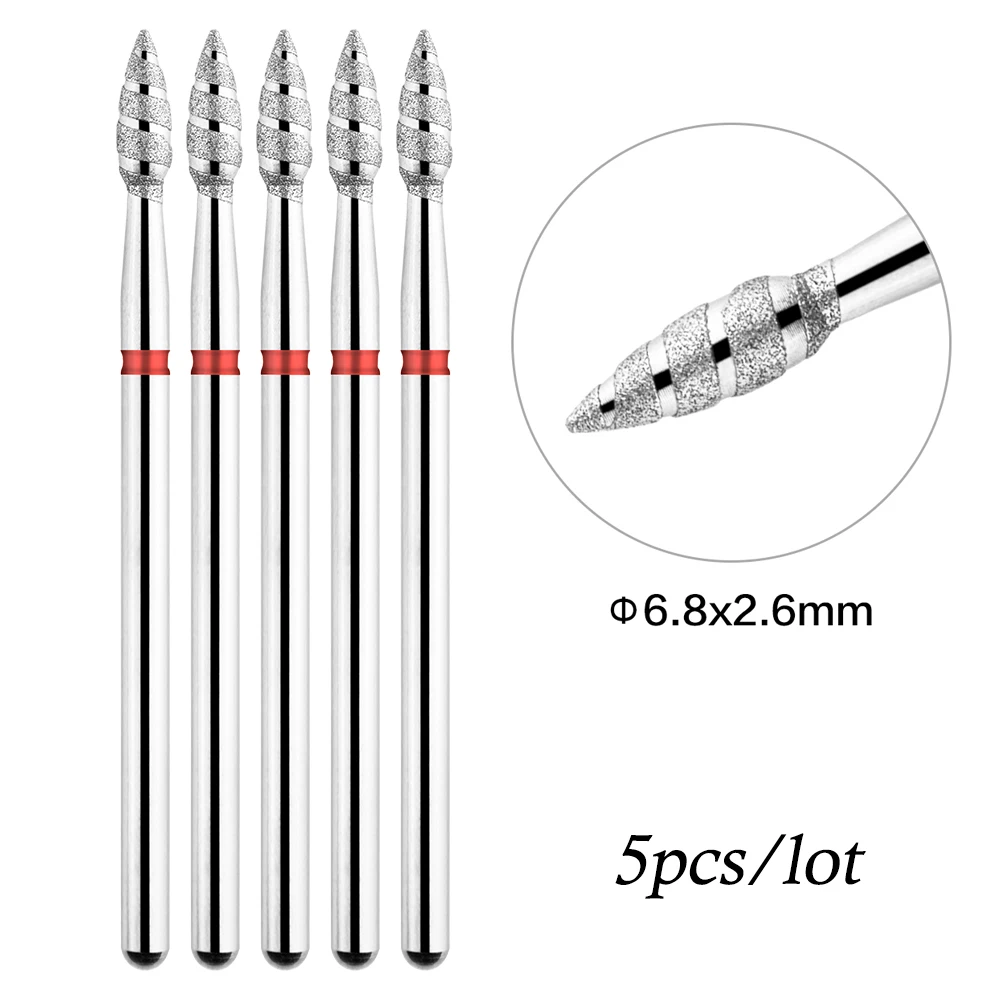 BrocasTP 5 PÇS Para Manicure - Brocas de Unhas. - Imagem 36