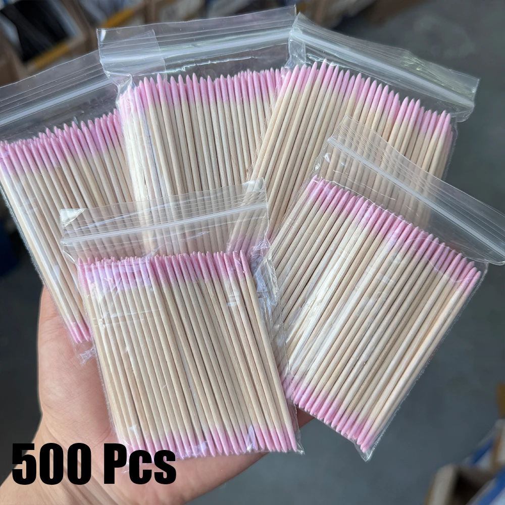 Cotonete 400 PÇS - Rosa Cabeça Dupla - 7 CM. - Imagem 9