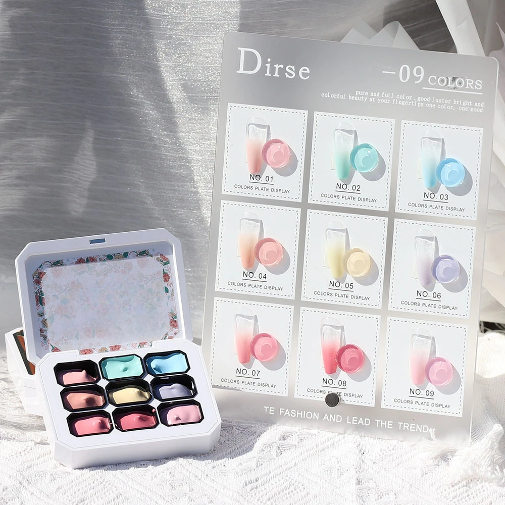 Estojo de Pintura Gel para Unha 4/6/9 - Cores Transferência Design UV. - Imagem 25