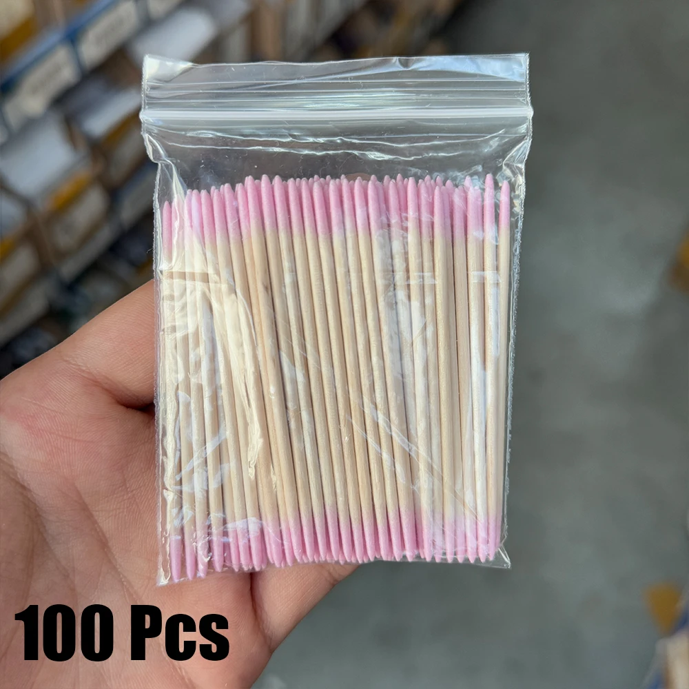 Cotonete 400 PÇS - Rosa Cabeça Dupla - 7 CM. - Imagem 12