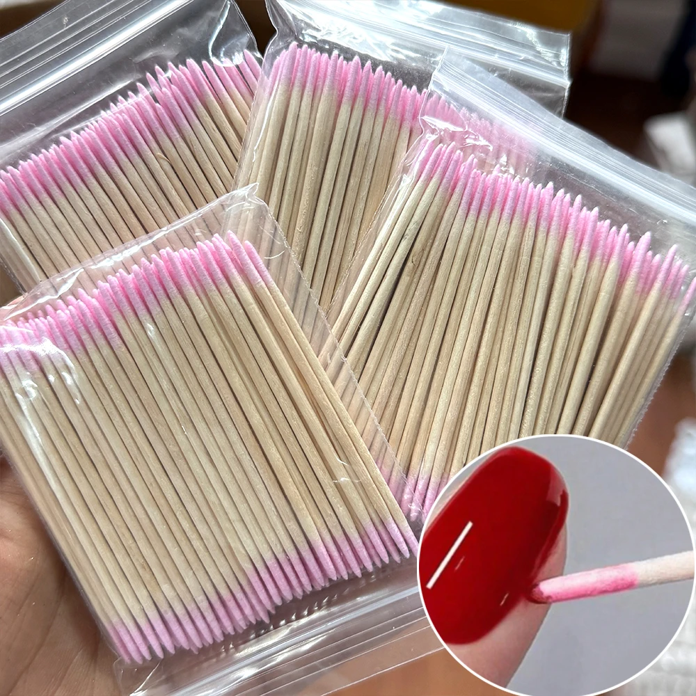 Cotonete 400 PÇS - Rosa Cabeça Dupla - 7 CM. - Imagem 22