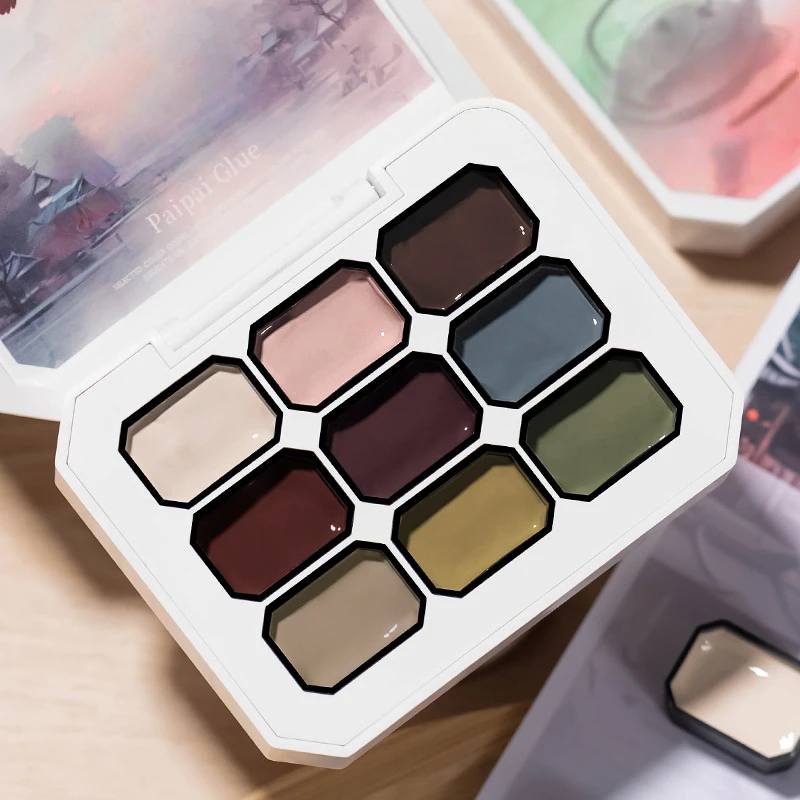Estojo de Pintura Gel para Unha 4/6/9 - Cores Transferência Design UV. - Imagem 7