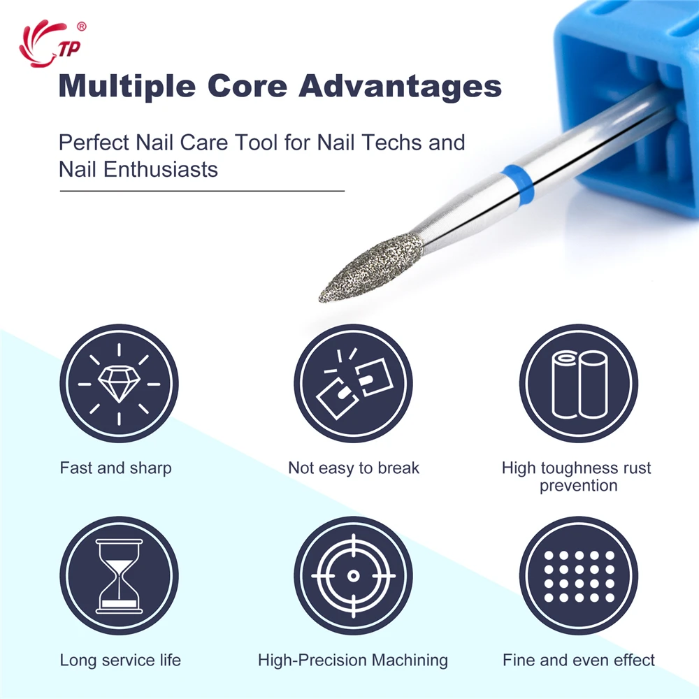 BrocasTP 5 PÇS Para Manicure - Brocas de Unhas. - Imagem 70