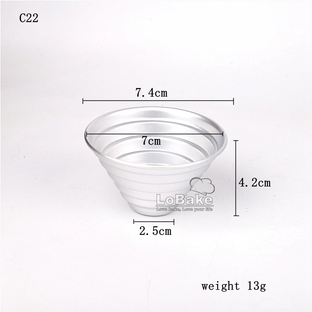Formas Redondas Moldes de Tarta de Alumínio - 10 Pçs//Vários Design. - Imagem 10