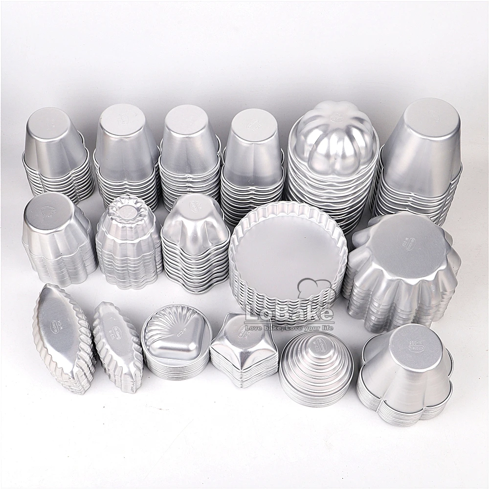 Formas Redondas Moldes de Tarta de Alumínio - 10 Pçs//Vários Design. - Imagem 25