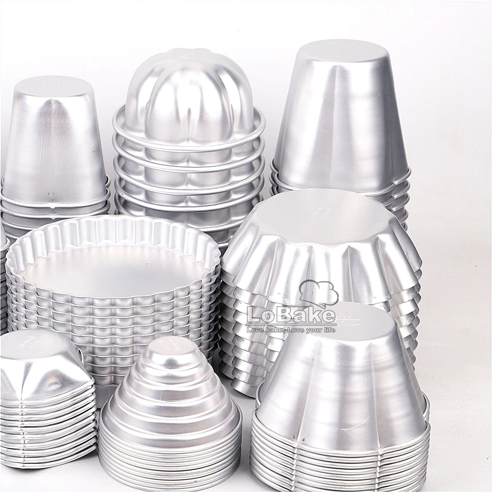 Formas Redondas Moldes de Tarta de Alumínio - 10 Pçs//Vários Design. - Imagem 27