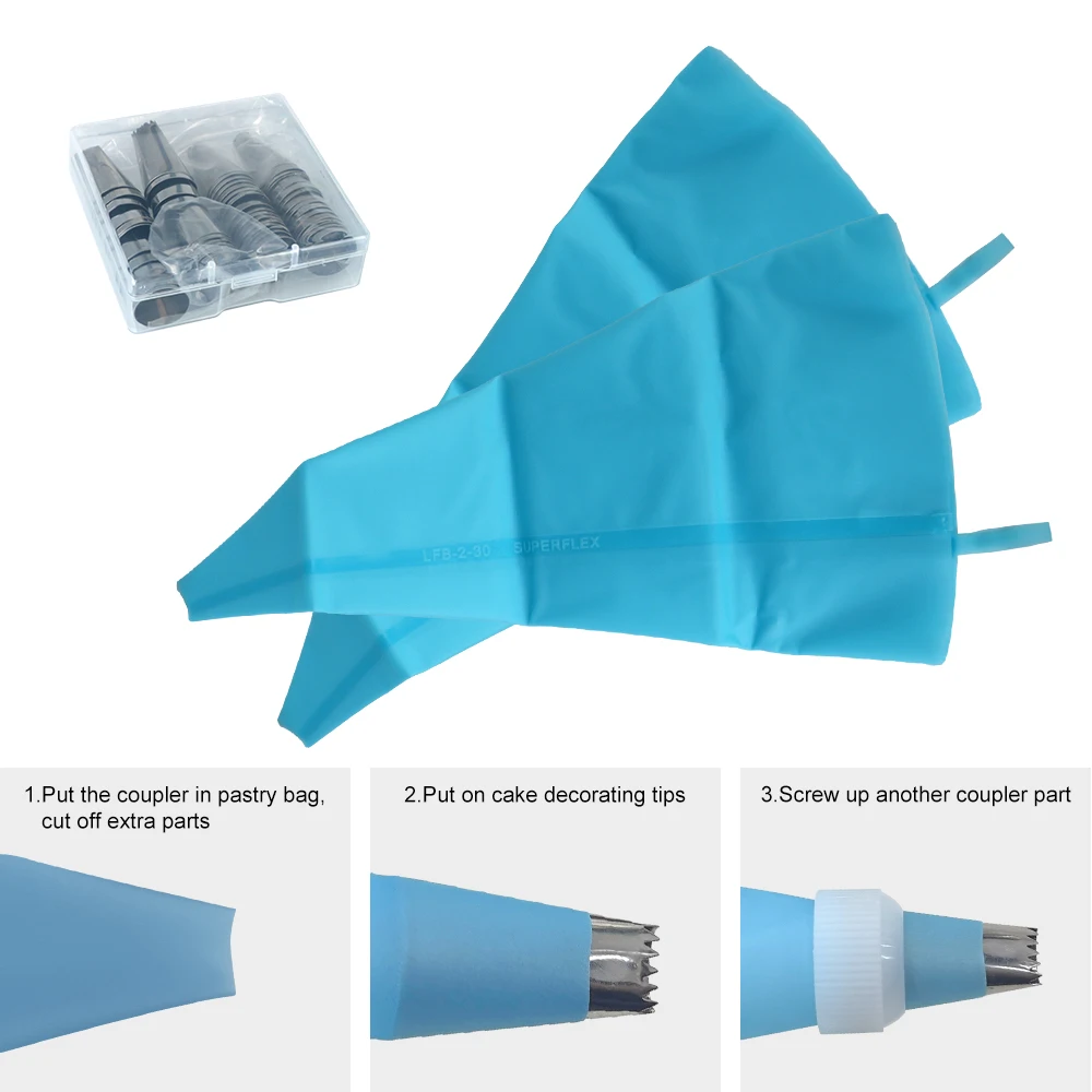 Kit Ferramentas Para Bolo Decoração/Pastelaria -137Pçs. - Imagem 7